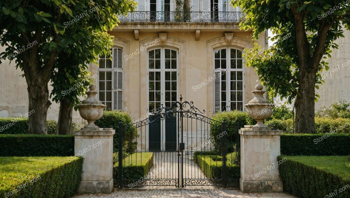 French Country Estate: Luxurious Mansion with Exquisite Gardens