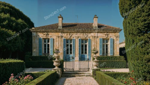 French Country Estate with Classic Charm and Manicured Gardens