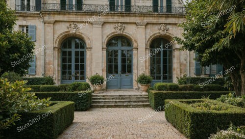 French Country Estate with Manicured Gardens and Classic Charm