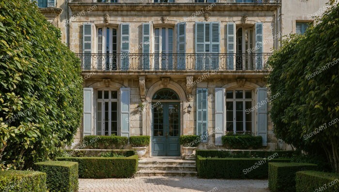 French Country Estate with Timeless Architectural Grandeur