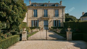 French Countryside Mansion with Timeless Elegance and Charm