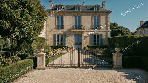 French Countryside Mansion with Timeless Elegance and Charm