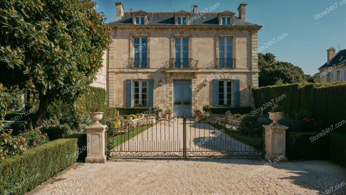 French Countryside Mansion with Timeless Elegance and Charm