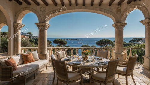 French Riviera Villa with Breathtaking Mediterranean Sea Views