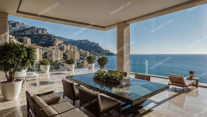 French Riviera Villa with Breathtaking Ocean and Mountain Views