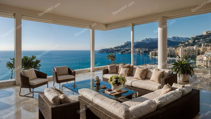 French Riviera Villa with Breathtaking Panoramic Ocean Views