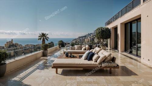 French Riviera Villa with Panoramic Mediterranean Sea Views