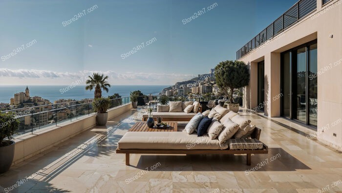 French Riviera Villa with Panoramic Mediterranean Sea Views