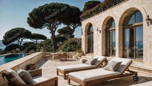 French Riviera Villa with Stunning Mediterranean Sea Views