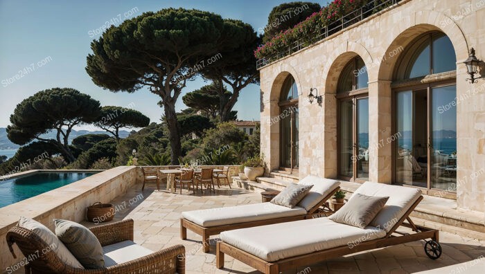 French Riviera Villa with Stunning Mediterranean Sea Views