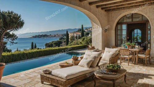 French Riviera Villa with Stunning Mediterranean Sea Views