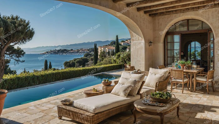 French Riviera Villa with Stunning Mediterranean Sea Views