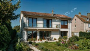 French Suburban House Near Paris with Beautiful Garden