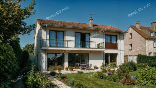 French Suburban House Near Paris with Beautiful Garden