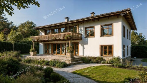 Grand Country House with Balcony and Large Garden