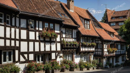 Historic German Fachwerkhaus on Serene Village Street