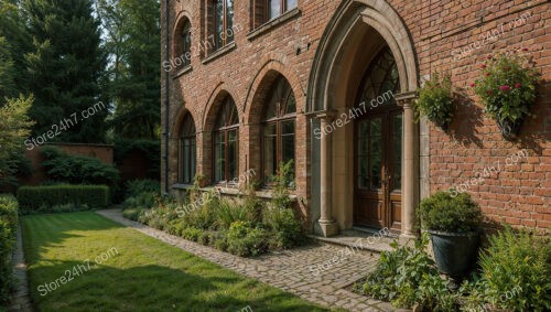 Historic Gothic House with Grand Entrance and Gardens