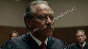 Judge's Resolute Expression Captures the Essence of American Justice