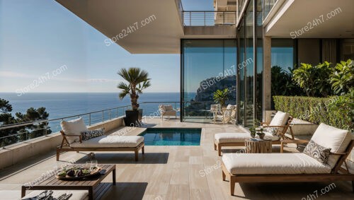 Luxurious French Riviera Villa with Stunning Sea Views and Pool