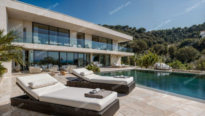 Luxurious Villa in Nice Overlooking the Mediterranean Sea