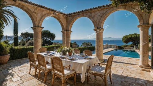Luxury French Riviera Villa with Breathtaking Mediterranean Sea Views