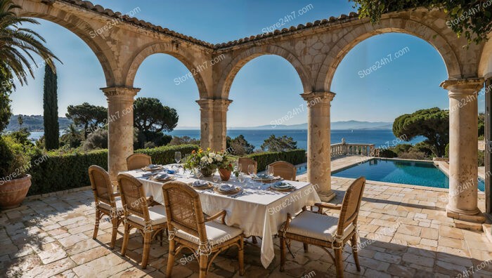 Luxury French Riviera Villa with Breathtaking Mediterranean Sea Views