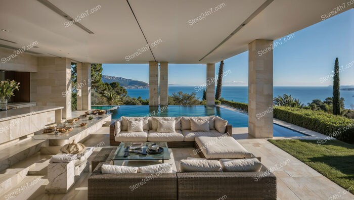 Mediterranean Villa with Infinity Pool and Ocean Views