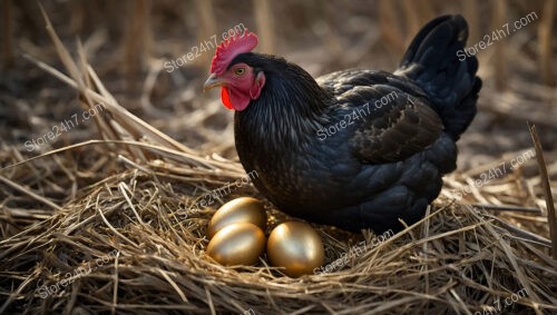 Midnight Guardian: Black Hen and Her Golden Eggs