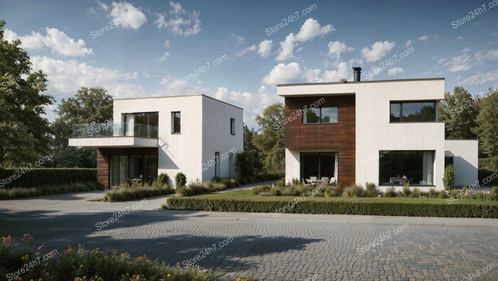 Modern Twin Villas in a Picturesque South German Village