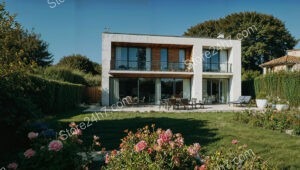 Modern Two-Story Home with Garden in Paris Suburb