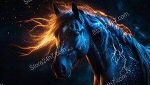 Mystical Horse Embodies the Powerful Energy of Cosmos