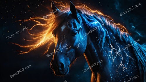 Mystical Horse Embodies the Powerful Energy of Cosmos