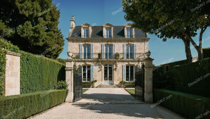 Prestigious French Country Estate with Classic Architectural Charm