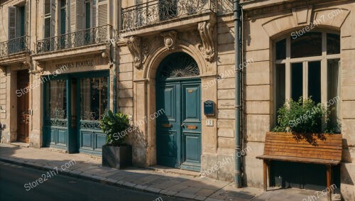 Quaint Residential Entrance in the Heart of Historic France