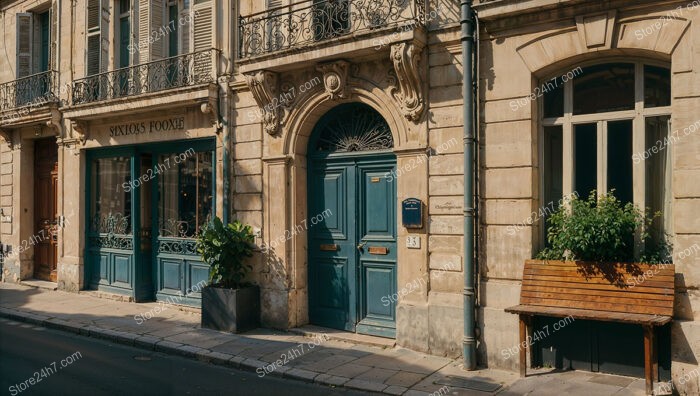 Quaint Residential Entrance in the Heart of Historic France