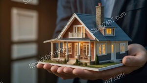 Realtor Presents New Home to Joyful Buyers at Last