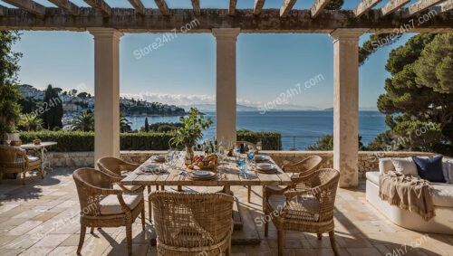 Seaside Luxury: French Riviera Villa with Panoramic Views