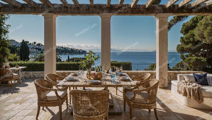 Seaside Luxury: French Riviera Villa with Panoramic Views