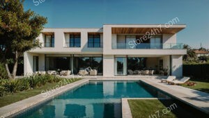 Stunning Modern Villa with Pool and Scenic Views Near Nice