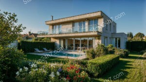 Stylish French Suburban Home Near Paris with Private Pool