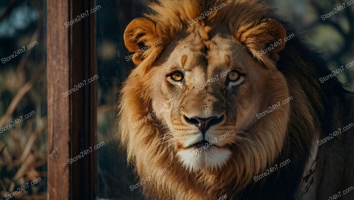 The Lion at the Window: Nature Meets the Human World