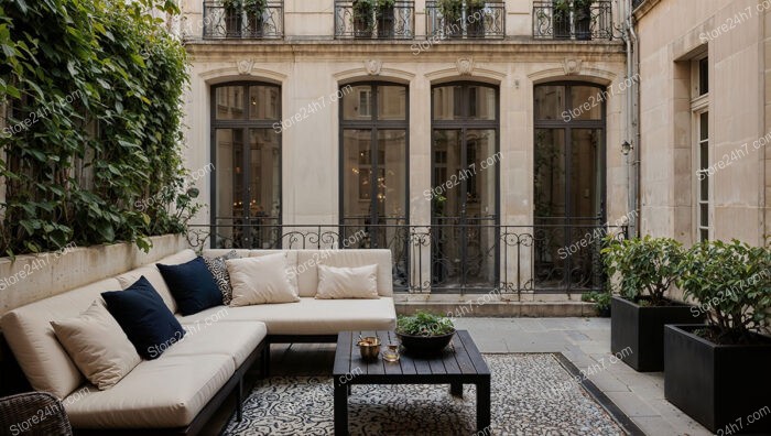 Urban Terrace with Elegant Design and Comfortable Seating