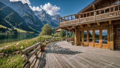 Bavarian Alpine Summer Chalet with Panoramic Mountain View