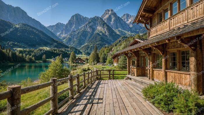 Bavarian Chalet with Lake and Mountain Views