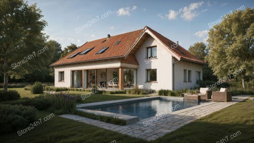 Bavarian House with Swimming Pool and Scenic Garden