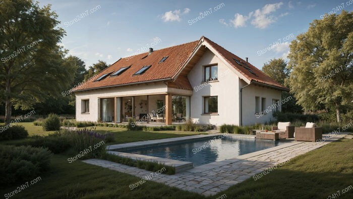 Bavarian House with Swimming Pool and Scenic Garden