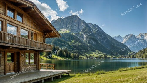 Chalet on the Lake: Alpine Serenity and Scenic Beauty