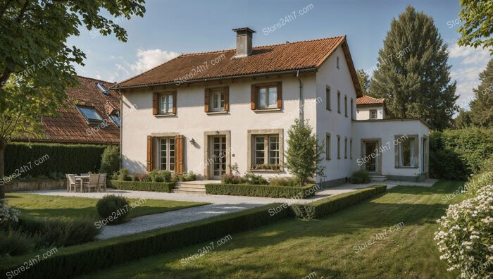 Charming Bavarian Home with Manicured Garden and Patio