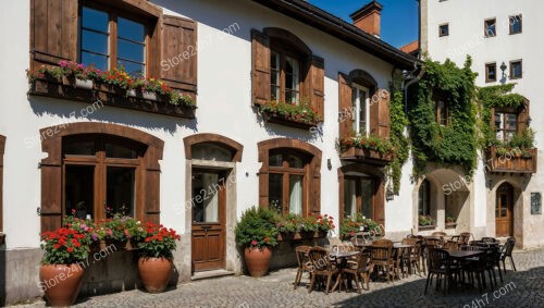 Charming Bavarian Home with Wooden Accents and Balcony