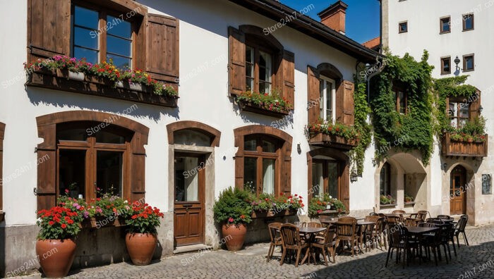 Charming Bavarian Home with Wooden Accents and Balcony